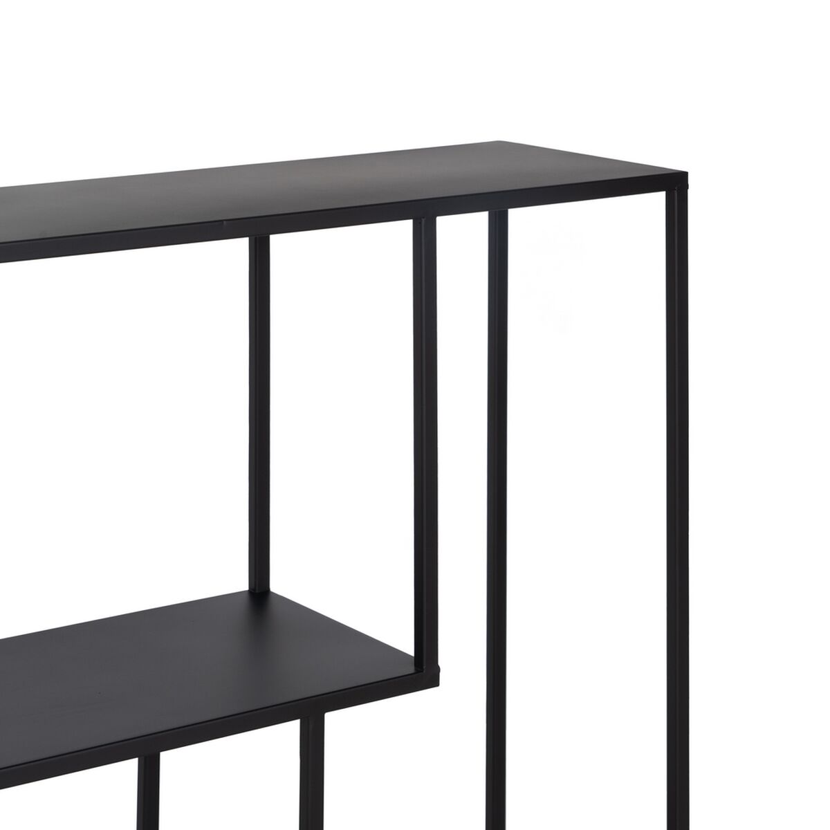 Plaukti 65 x 25 x 110 cm Melns Metāls